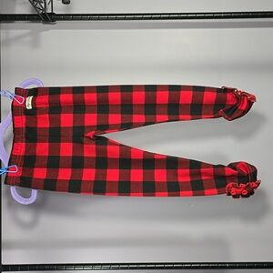 Legging. Size 6. Black/red checked. Excellent condition.